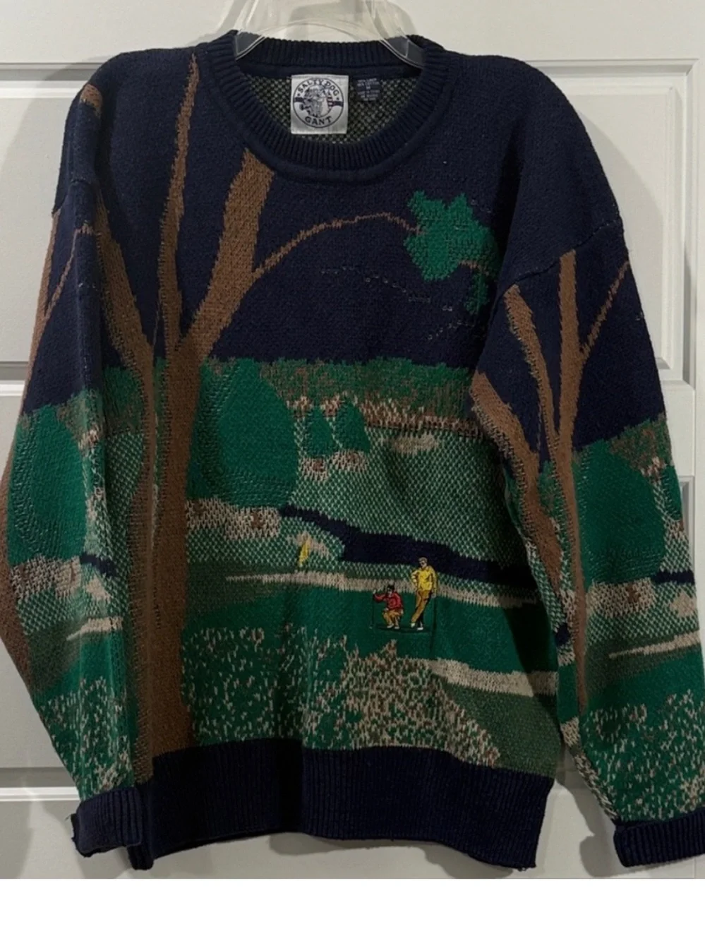 Vintage Salty Dog Gant golf sweater medium